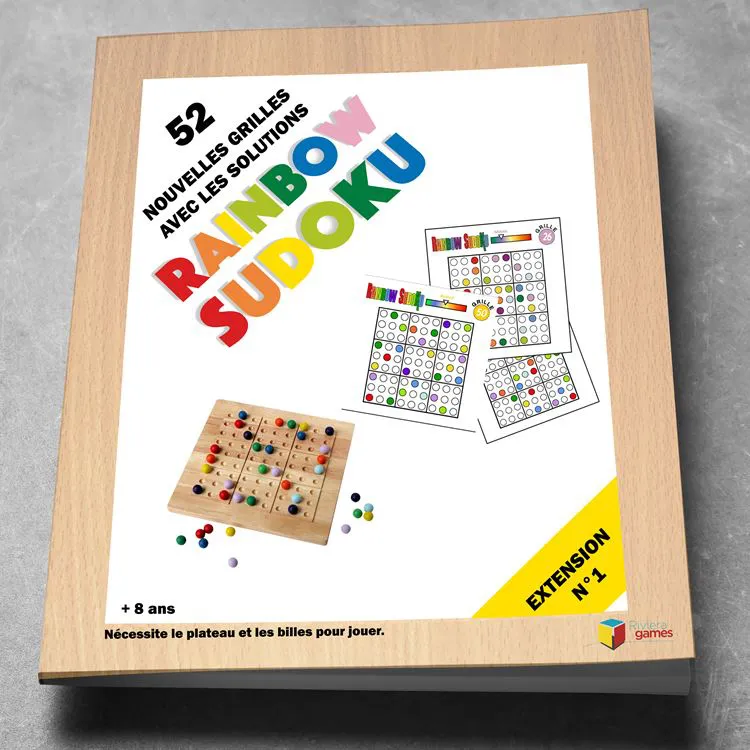 Livret de grilles Rainbow sudoku