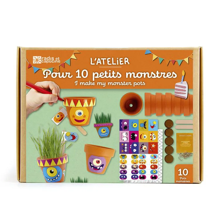 Je fabrique mes pots monstres**