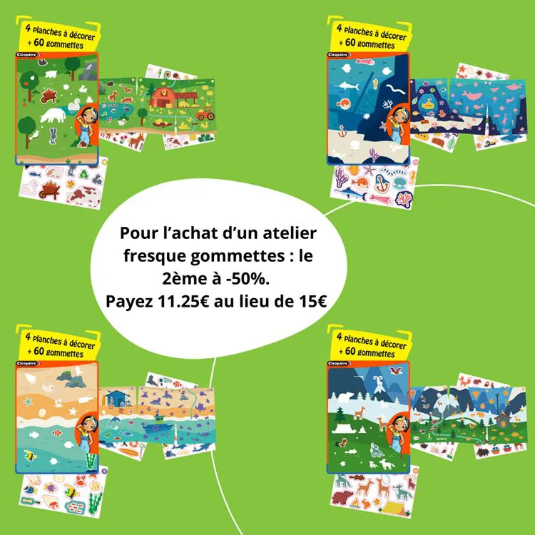 Offre Fresque gommettes*