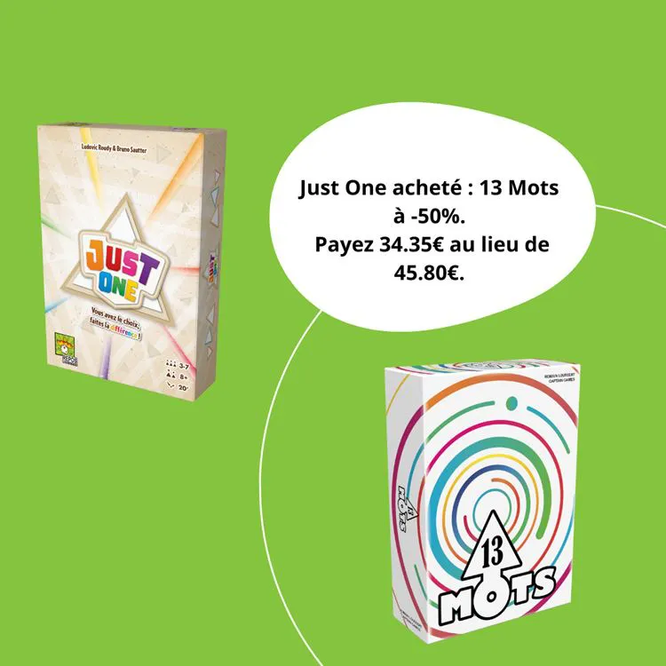 Offre Just One et 13 Mots*