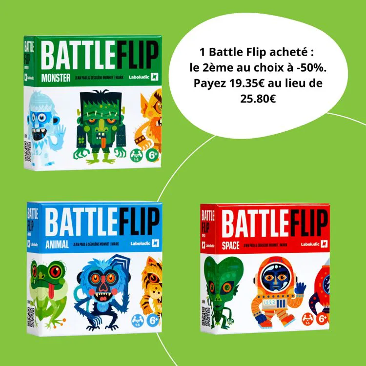 Offre 1 Battle Flip acheté : le 2ème à -50%