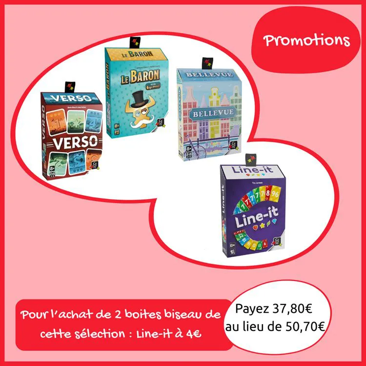 2 boîtes biseau = Line It à 4 €