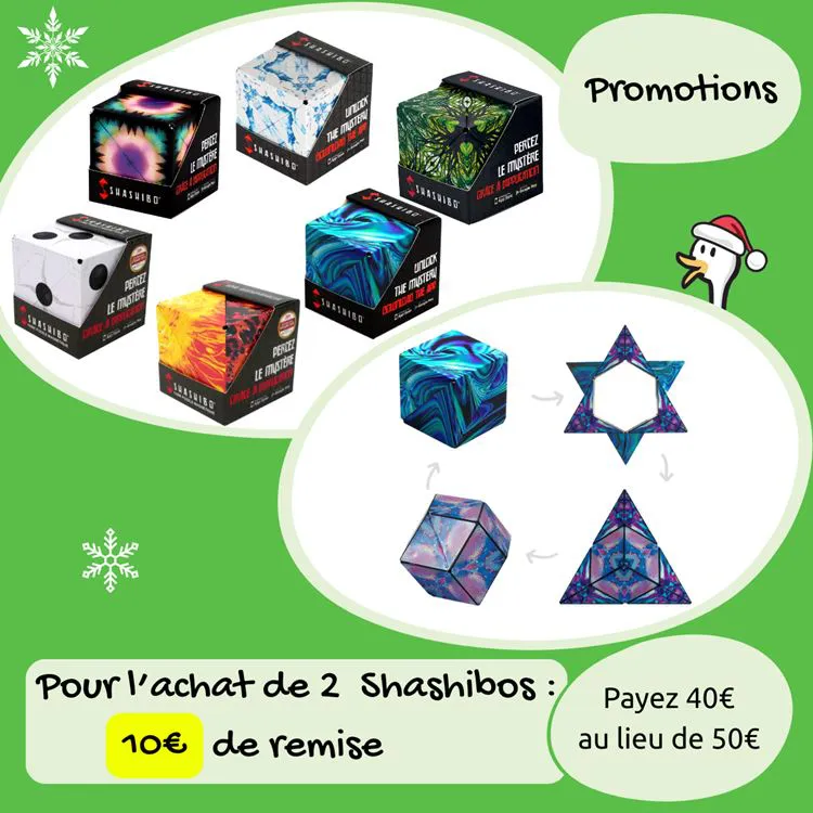 Achat de 2 Shashibos : payez 40€