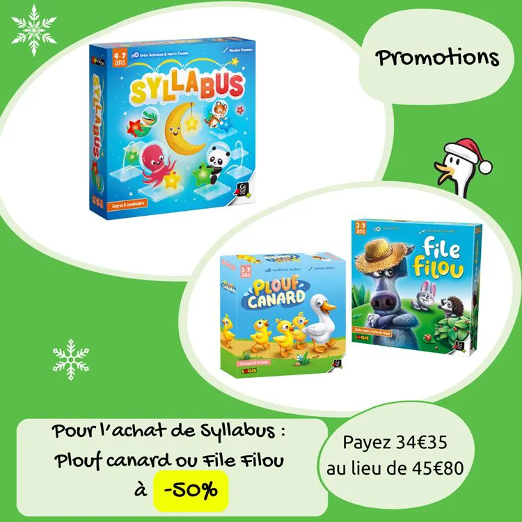 Syllabus + Plouf canard / File Filou