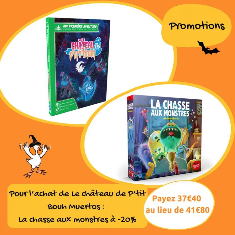 Offre Le château de P'tit Bouh/Chasse aux monstres