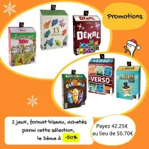 2 boîtes "Biseau", la 3ème à -50% 2 boîtes "Biseau", la 3ème à -50%
