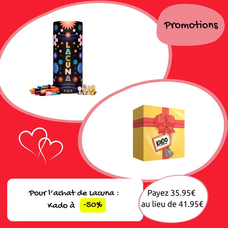 Lacuna achet&eacute; : Kado &agrave; -50%