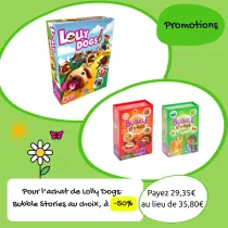 Offre Lolly Dogs acheté : Bubble Stories à -50% Offre Lolly Dogs acheté : Bubble Stories à -50%