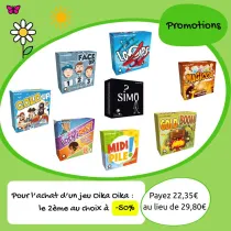 Offre 1 jeu Oika Oika acheté : le 2ème à -50% Offre 1 jeu Oika Oika acheté : le 2ème à -50%