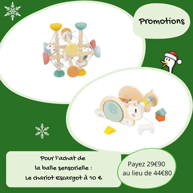 Offre Balle + chariot escargot