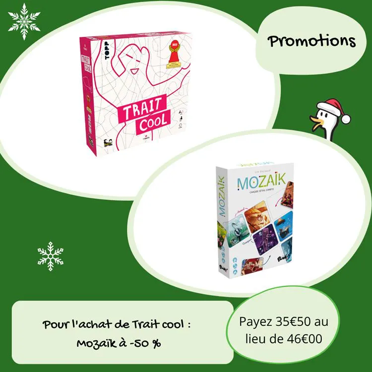 Offre Moza&iuml;k &agrave; -50%