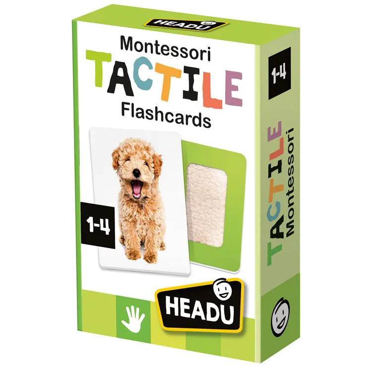 Flashcards Montessori Tactile