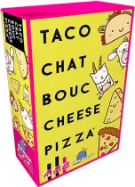 Taco CHAT bouc cheese pizza Taco CHAT bouc cheese pizza