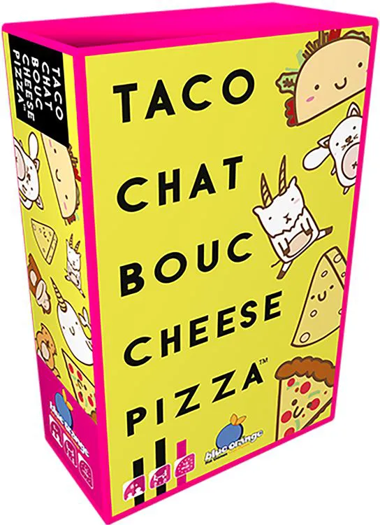 Taco CHAT bouc cheese pizza