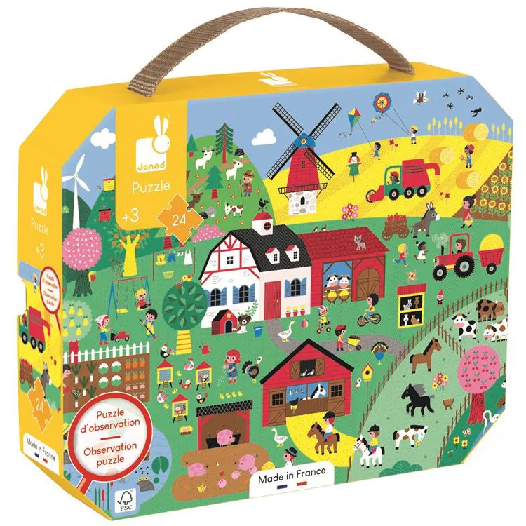 Puzzle d'observation - La Ferme**