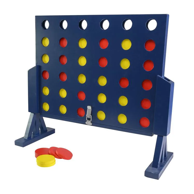 4 en ligne en bois