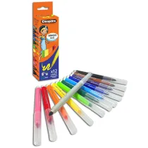 12 feutres lavables pointe large 12 feutres lavables pointe large