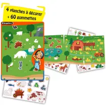 Atelier fresque gommettes - Prairie Atelier fresque gommettes - Prairie