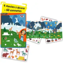 Atelier fresque gommettes - Montagne Atelier fresque gommettes - Montagne