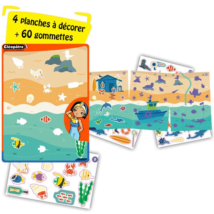 Atelier fresque gommettes - Mer
