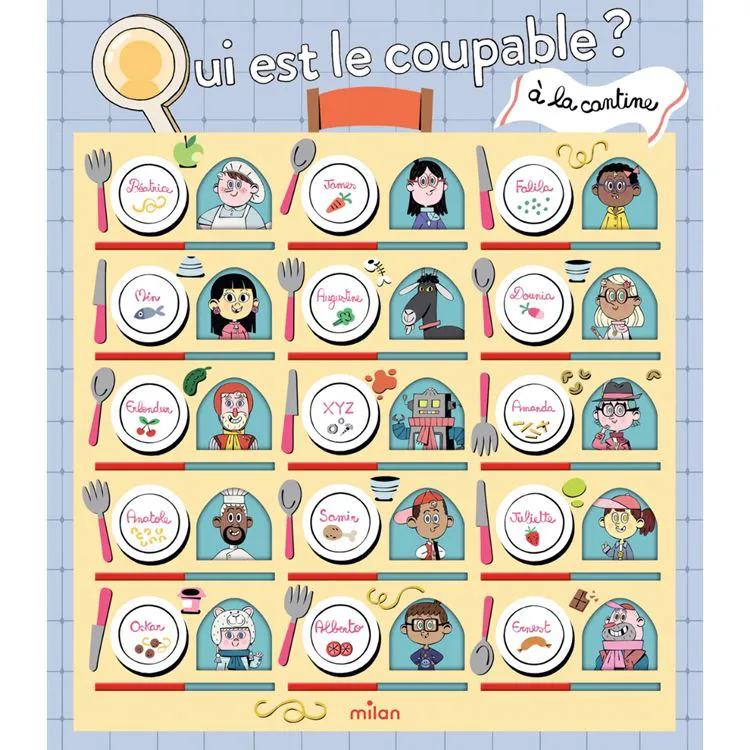 Livre "Qui est le coupable ? A la cantine"