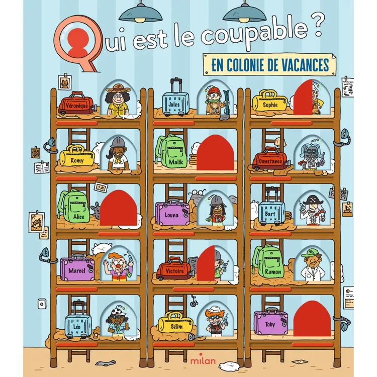 Livre Qui est le coupable ? En colonie de vacances