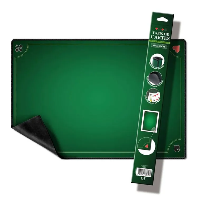 Tapis de belote vert*