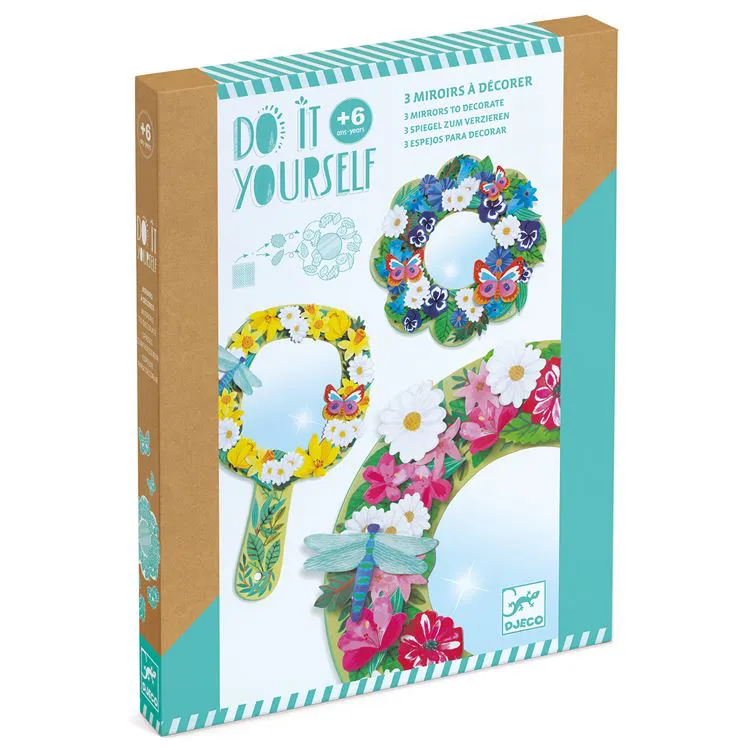 Miroirs à décorer - Douceur florale**