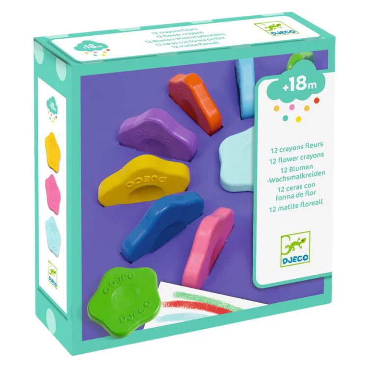 Crayons fleurs