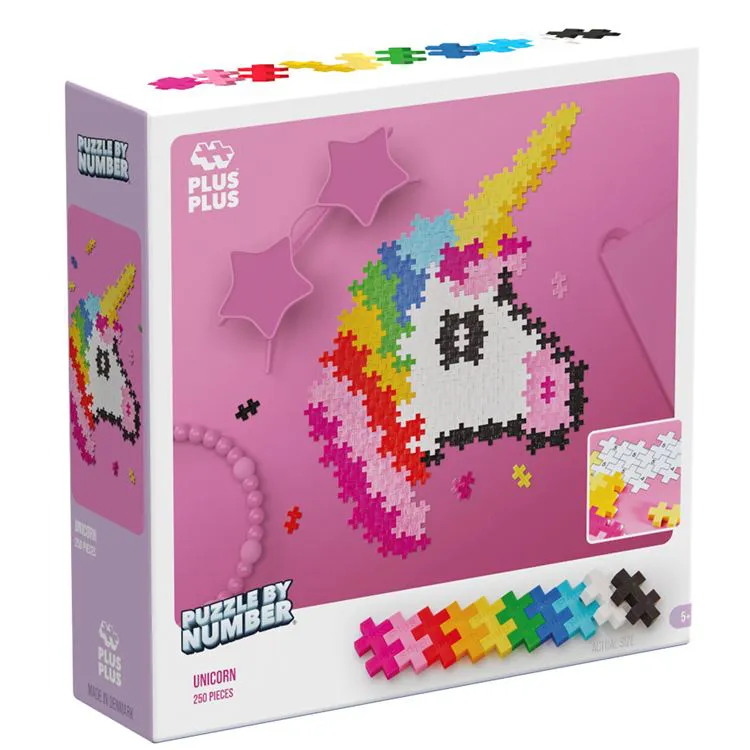 Puzzle au numéro Plus Plus - Licorne