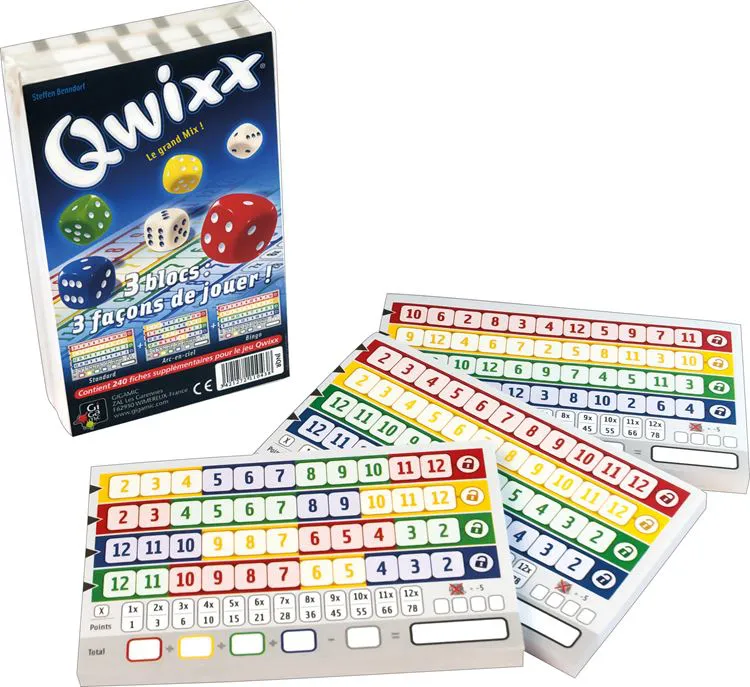 Recharge Qwixx - Le grand mix