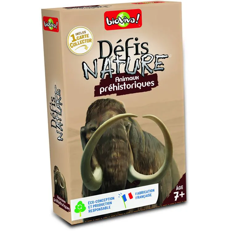 Défis Nature - Animaux préhistoriques**