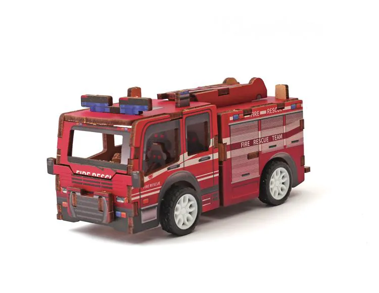 Maquette véhicule à friction - Camion de pompier