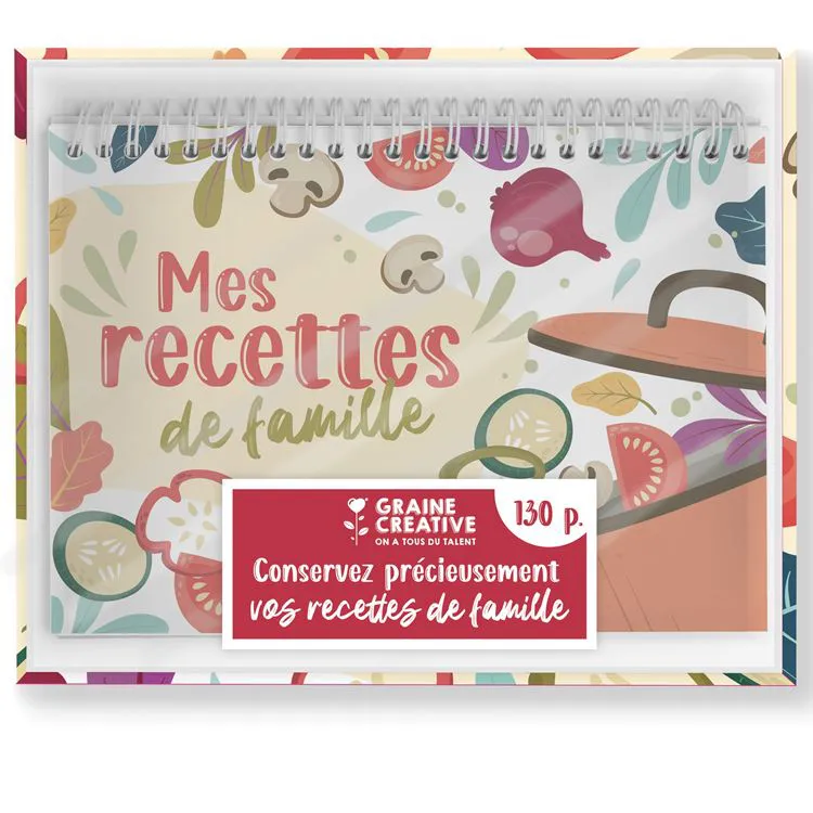 Kit carnet - Mes recettes de famille**