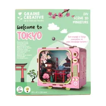 Maquette en bois 3D TV - Tokyo Maquette en bois 3D TV - Tokyo