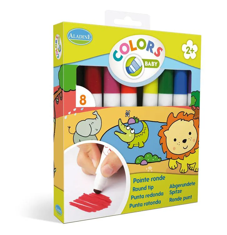 8 feutres colors baby