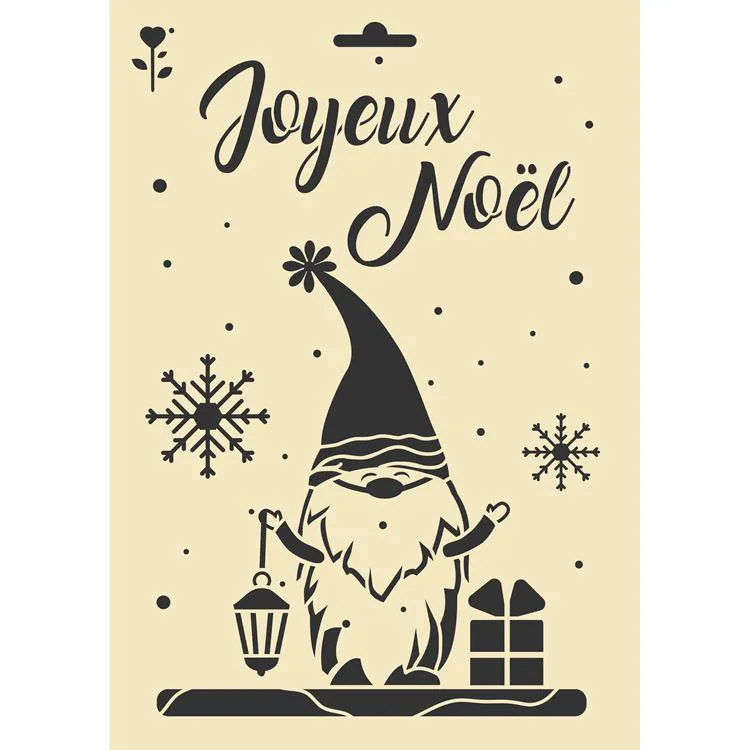 Pochoir de Noël - Joyeux Noël