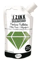 Encre Izink Diamond pailletée - Verte foncée Encre Izink Diamond pailletée - Verte foncée