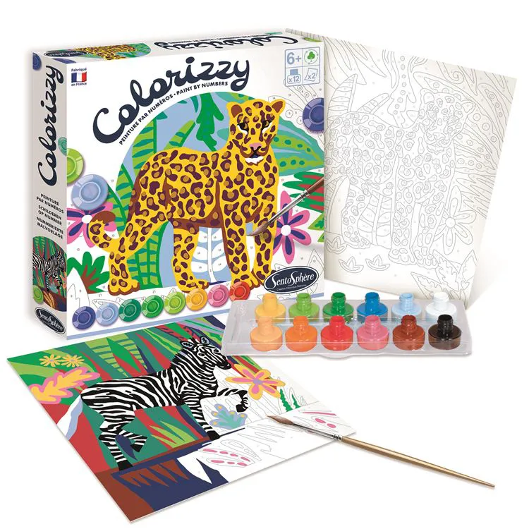 Colorizzy Zèbre et léopard**