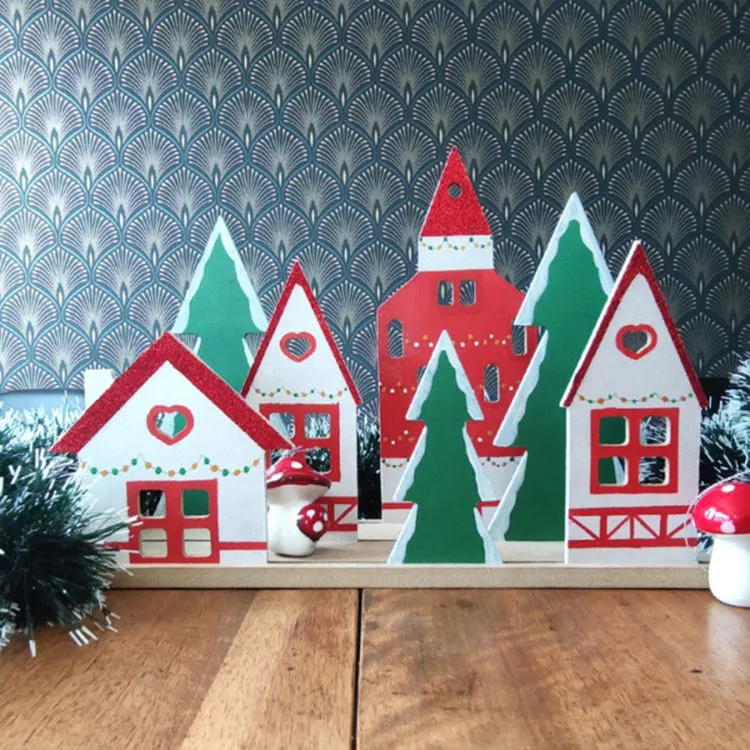 Village de Noël à décorer