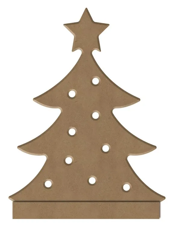 Porte-bougie à décorer - Sapin
