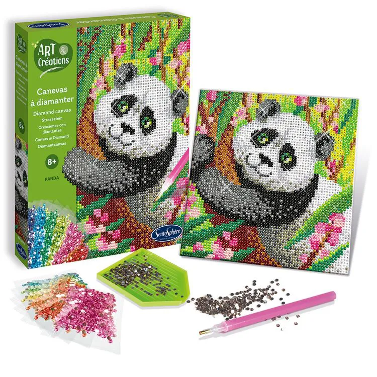 Canevas à diamanter - Panda**
