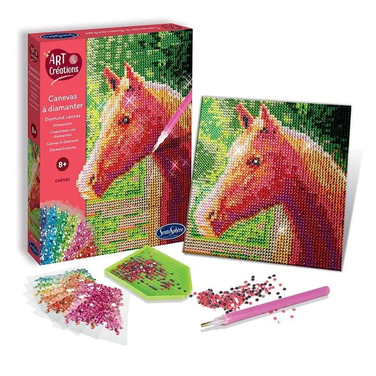 Canevas à diamanter - Cheval**