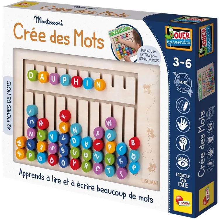 Cr&eacute;e des mots - Montessori