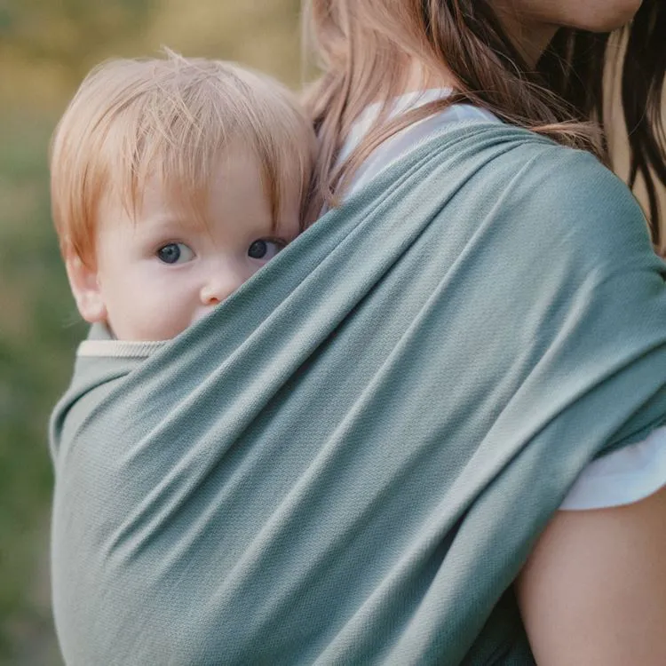 Echarpe de portage "La classique" Eucalyptus