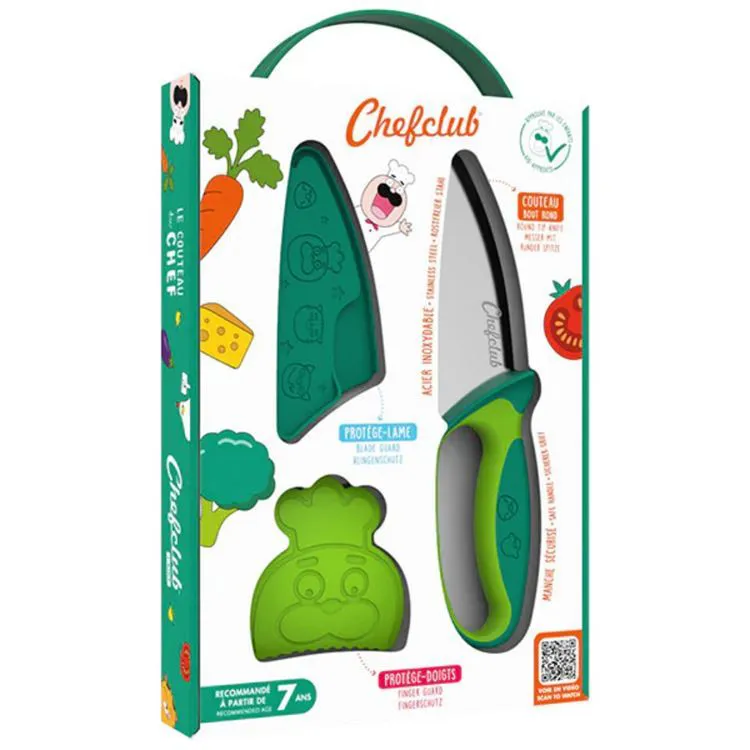 Couteau vert - Chef Club Kids