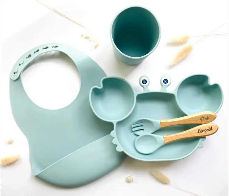 Pack Repas/bavoir/verre à paille Naissance