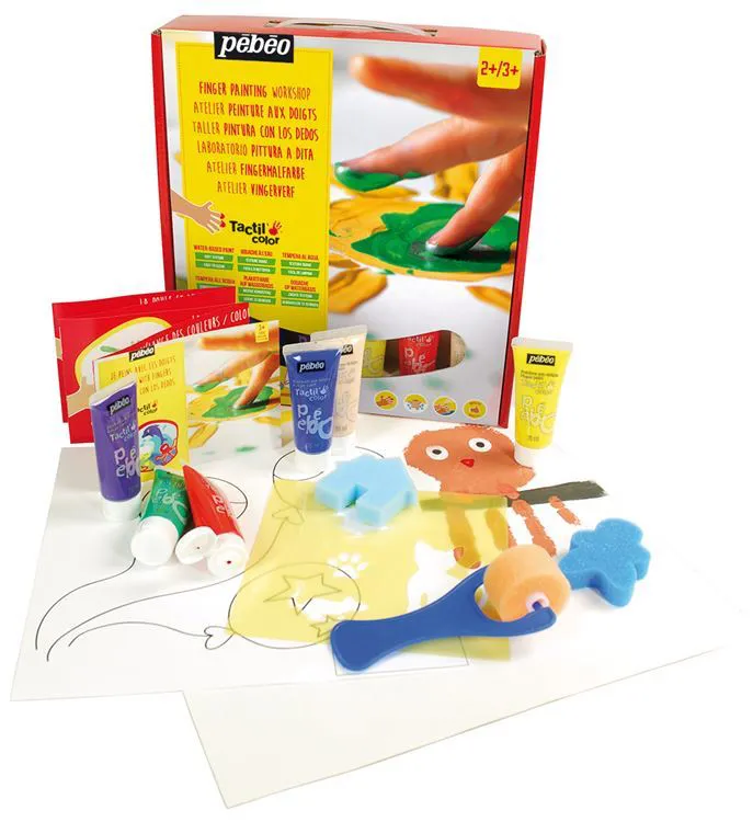 Atelier Tactilcolor Pébéo - Peinture aux doigts