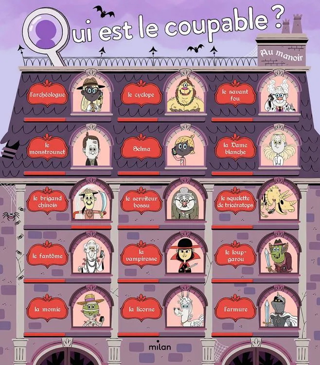 Livre "Qui est le coupable ? Le manoir"