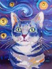 Diamond painting - Chat** 2